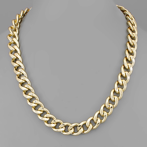 Fleurish Jewelry Jewelry - 24” Long Chunky Chain Necklace